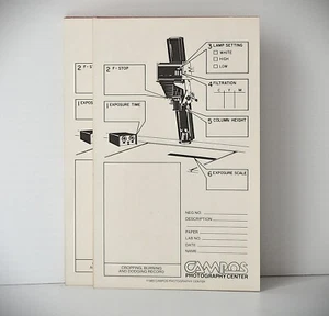 Developing Printing Enlarging Darkroom Enlarger Records / Notes - Picture 1 of 1