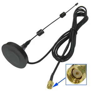 Antenne WLAN Avec Pied Magnétique +5DB Avec Câble De Connexion #D415 - Photo 1/2