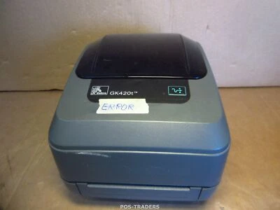 Zebra GK420T USB Network 104mm Label Thermal Barcode Printer RED ERROR FLASHING - Bild 1 von 4