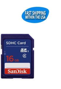 Tarjetas SD Sandisk de 16 GB para cámaras digitales/cámara Trail/computadoras - Imagen 1 de 5