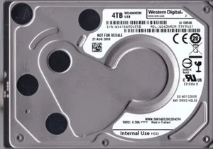 WD40NMZM-59Y94S1 WD s/n: WX41D6 AUG/2019 4TB Thailand  2.5 USB-C Western Digital - Picture 1 of 5