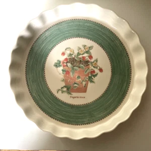 Wedgwood Sarah's Garden Quiche/Tortenschale Queens Ware 1997 - Bild 1 von 8