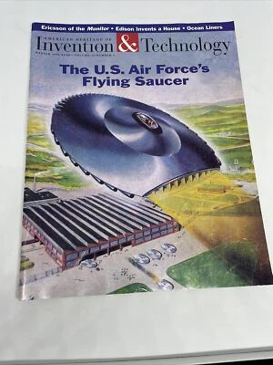American Heritage INVENTION & TECHNOLOGY 1996 ~ USAF Flying Saucer/Edison House Foto 1 de 3