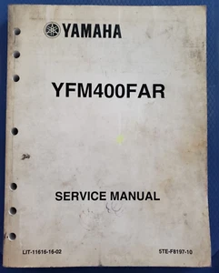 Yamaha YFM400FAR ATV Factory Service Manual 1 - Picture 1 of 12