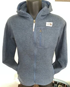 Boy’s THE NORTH FACE Blue Sweater Knit Hoodie, Size XL - Picture 1 of 11