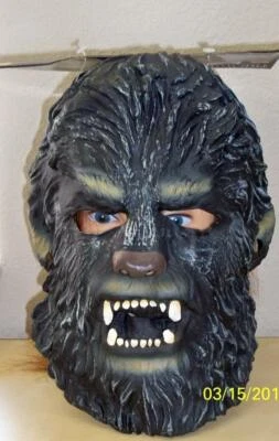 DISFRAZ MÁSCARA LÁTEX PELÍCULA HOMBRE LOBO ADULTO 3/4 NUEVO RU4561 Foto 1 de 3