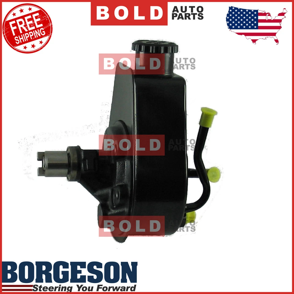 Borgeson 800328 Hi-Flow Power Steering Pump Fits 1994-2002 Dodge Ram 2500 3500 - Image 1 of 2