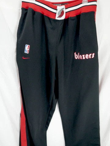 Vintage Nike Team Issued Basketball Pants Portland Trailblazers Mens Large Black Cover