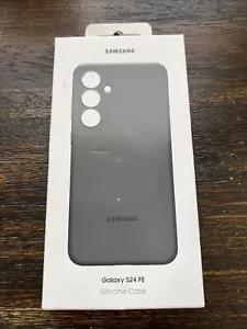 GENUINA Funda Silicona Samsung Para Galaxy S24 FE EF-PS721 Negra ¡ABIERTA NUEVA! - Imagen 1 de 5