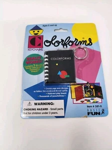 VINTAGE 1997 COLORFORMS SCHLÜSSELANHÄNGER BASIC FUN MINI SPIELZEUG #381-0 - Bild 1 von 2