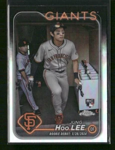 2024 Topps Chrome Update #USC185 Jung HOO Lee Refractors Rc Rookie - Foto 1 di 2