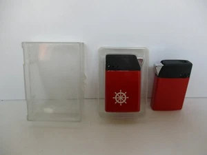 SAFFA 6 LACCATO ROSSO CON TIMONE ACCENDINO GAS ANNI '70 - Picture 1 of 1