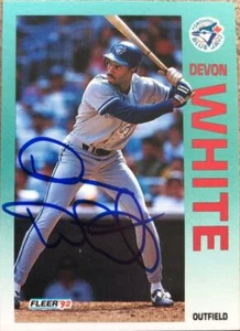 Devon White Autographed 1992 Fleer #346 - Picture 1 of 1