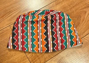 Afrikanischer handgefertigter Kufi Hut H17 cm Durchmesser 20 cm - Bild 1 von 5