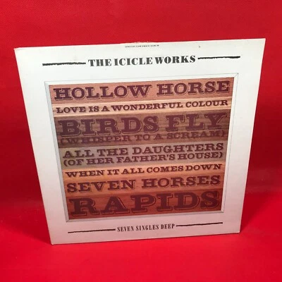 ICICLE WORKS Seven Singles Deep 1986 UK vinyl LP Love Is A Wonderful Colour B - Image 1 of 4