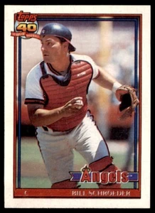 1991 TOPPS BILL SCHROEDER CALIFORNIA ANGELS #452 - Picture 1 of 2
