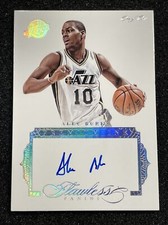2015-16 Panini Flawless - ALEC BURKS - Platinum Premium Ink 1/1 - Utah Jazz