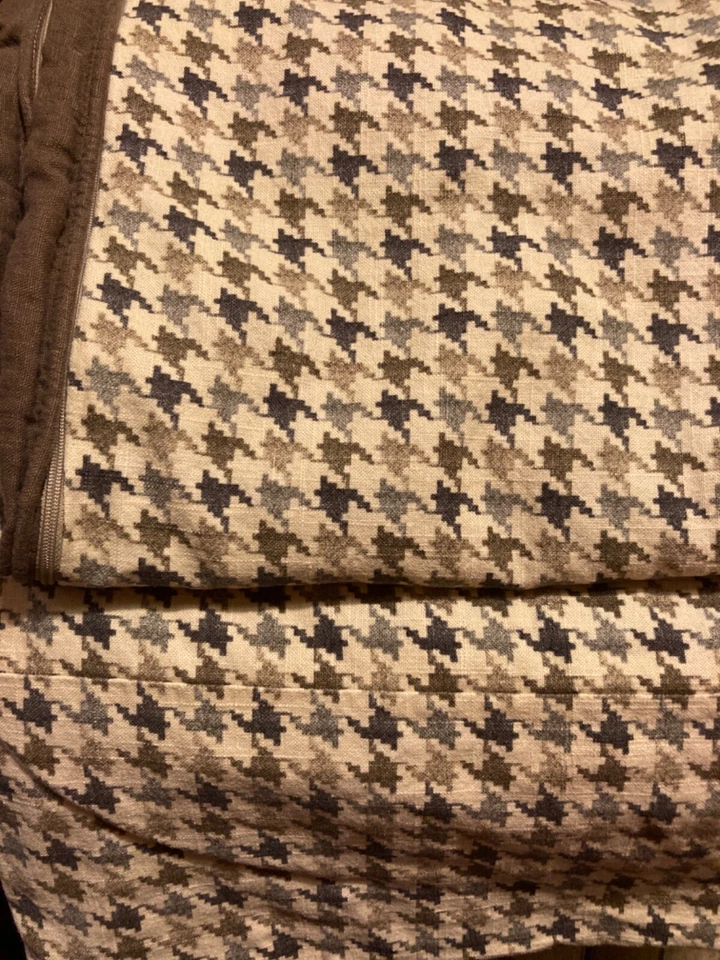 Capa de edredom dupla multicolorida mistura de linho 68” X 84” sem marca - Imagem 1 de 4