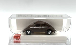 Busch 42743 HO Scale 1951 VW Volkswagen 1200 Baujahr Red Maroon - Picture 1 of 9