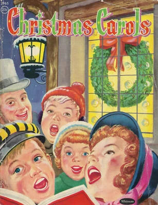 Villancicos vintage 1952 #2695 Whitman Schulte ilustrado por D. Lohman H5 Foto 1 de 4