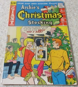 Archie Giant Series #167: Archie Christmas (VG+ 4.5) 1970 Guides $6.75 Now $6.00 - Picture 1 of 2