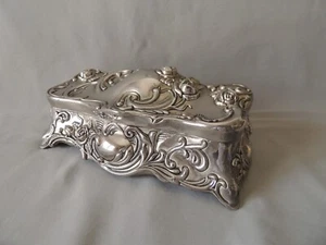 Vintage Codingero jewelry box silver plated and velvet interior - Picture 1 of 15