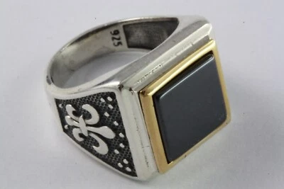 Giglio Roya Gigli Anello IN Argento Vero 925 Argento / 193 - Immagine 1 di 4