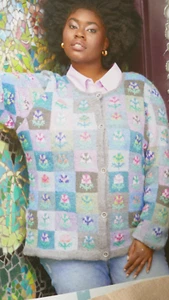 Kaffe Fassett Strickmuster atemberaubende Strickjacke in Rowan D.K - Größen 28-62 Zoll - Bild 1 von 1