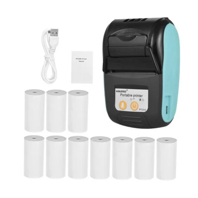 BT4.0 Pocket Thermal Receipt Printer+Paper for Android  58mm Y8U9 - Image 1 of 4