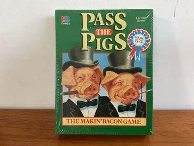 NEW & SEALED Pass The Pigs Game MB Games 1984 VINTAGE Holiday Travel Gamr - Image 1 of 4