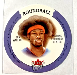 Fleer Ultra Roundball 2003-04 Ben Wallace #6D Salón de la fama - Imagen 1 de 1
