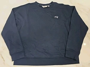 Sudadera New England Patriots Vineyard Vines cuello redondo azul marino para mujer grande - Imagen 1 de 5