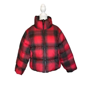 Old Navy | NWT, Buffalo Red/Black Plaid Puffer Jacket | Med - Picture 1 of 13