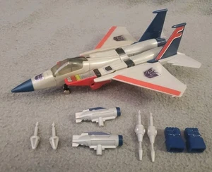1983 Vintage Transformers G1 Starscream Decepticon Seeker 100% Complete - Picture 1 of 15