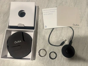 Oura Ring Generation 3 Horizon Black Finish Size US 12 Set Smart Ring - Picture 1 of 11