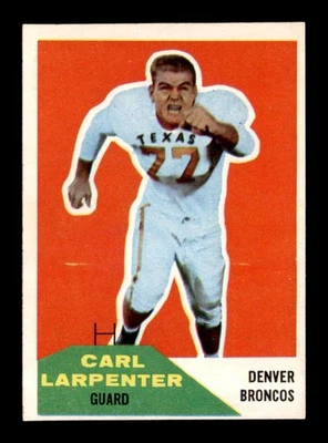 1960 Fleer #60 Carl Larpenter RC EXMT/EXMT+ X3513663 - Image 1 of 3