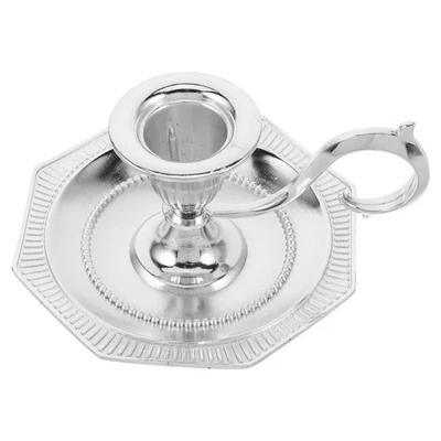  Portacandele conico con manico, portacandele decorativi, portacandele rustico - Immagine 1 di 4