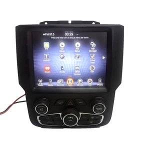13-18 Dodge Ram Radio Navigation 8.4" Display Screen Bezel Climate Control /Code - Bild 1 von 23