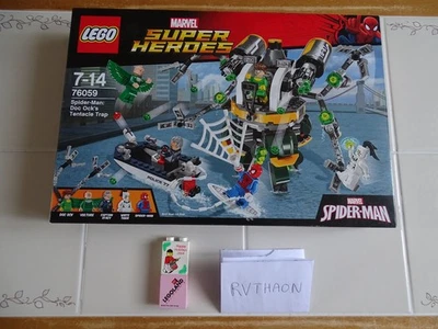 BOITE LEGO NEUVE - SEALED BOX - MARVEL - 76059 SPIDER-MAN DOC OCK TENTACLE TRAP - Photo 1/4