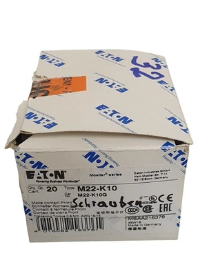 33x Eaton M22-K10 RMQ Titan Kontaktelement - Image 1 of 4