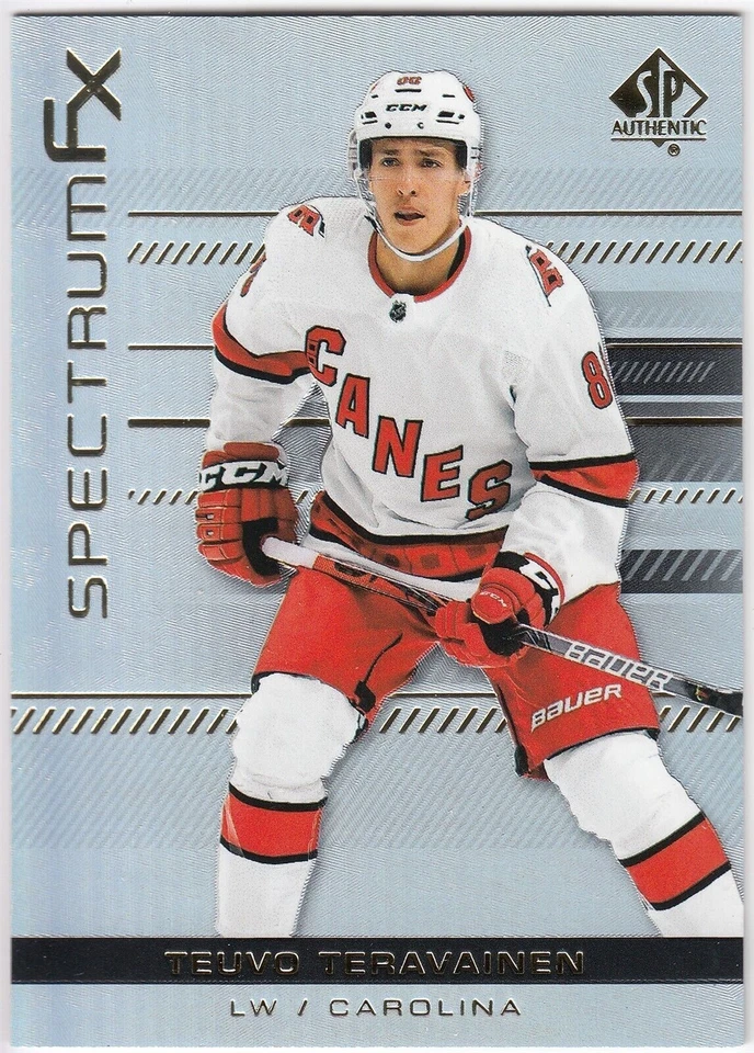 2019-20 UD SP Authentic Spectrum FX TEUVO TERAVAINEN #S-31 Carolina UNSCRATCHED - Image 1 of 1