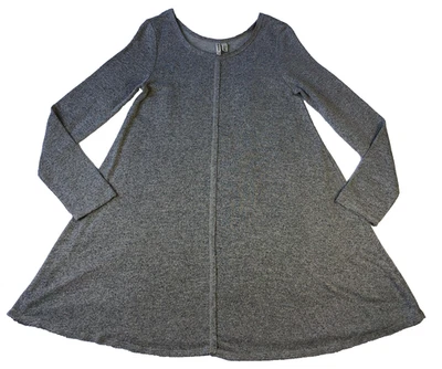 Billabong Womens Sweater Dress Sz L Gray Round Neck Long Sleeve NWOT - Image 1 of 4