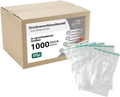 Sacchetti con chiusura a pressione sacchetti con zip chiusura rapida sacchetti con pellicola sacchetto rigenerante - Immagine 1 di 4