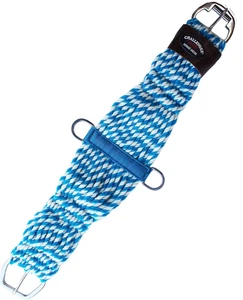 Cavallo Western 27 fili doppia trama bicolore mohair corda cinch 97RT12 - Foto 1 di 1