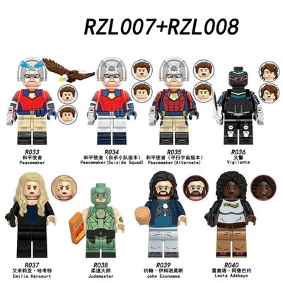 Custom Lego DC Super Hero Mini Figures Toy Peacemaker Suicide Squad Minifigures