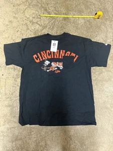 Men’s Nike Black Cincinnati Bengals Rewind Heavy Max90 Pocket Tshirt LARGE! NEW! - Picture 1 of 7