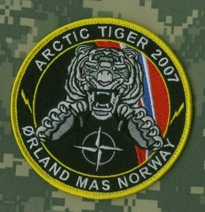 NTM OTAN TIGER MEET PATCH COLECCIONES: NTM 2007 ORLAND MAS NORWAY ARCTIC TIGER - Imagen 1 de 10
