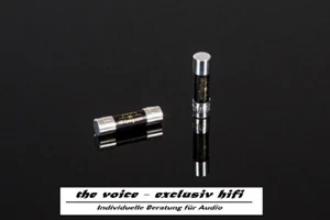Hifi Tuning Sicherung - Supreme³ - jede Größe 5x20 / 6,3x32 mm Gold/Silber Fuse - Afbeelding 1 van 3