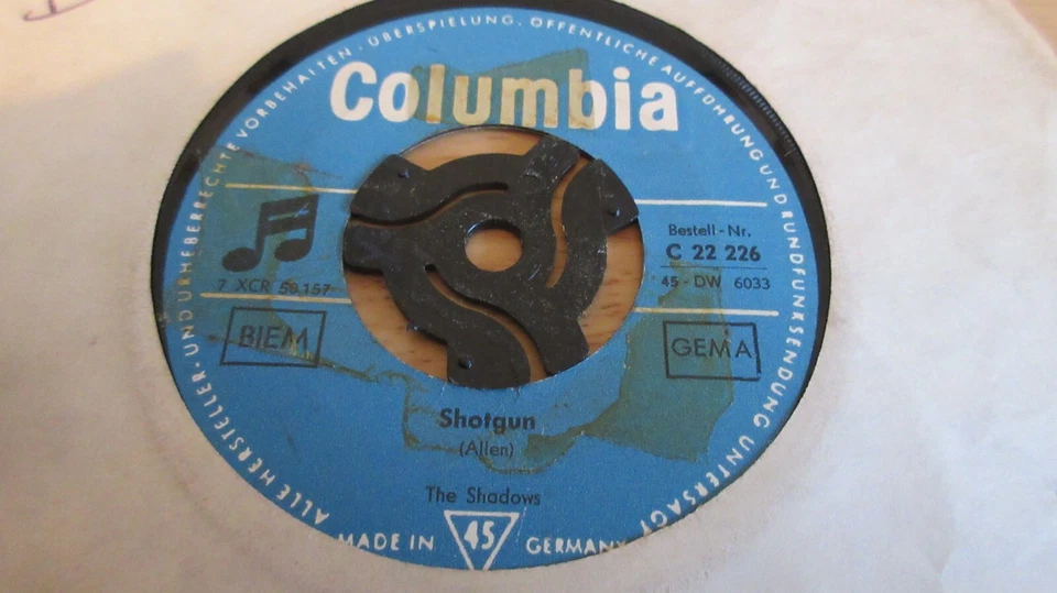 The Shadows Shotgun/Lonesome Fella 7" VG+** - Image 1 of 1