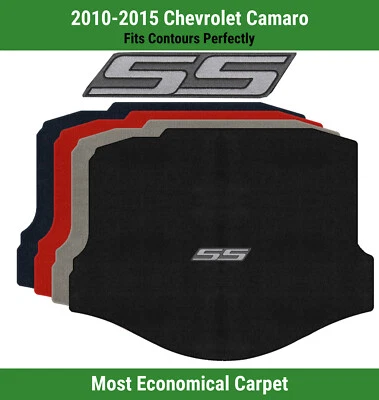 Lloyd Velourtex Trunk Carpet Mat for '10-15 Chevrolet Camaro w/SS Graphite Logo - Image 1 of 4